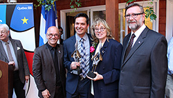 
	Édith Butler et André-Carl Vachon reçoivent le Prix Acadie-Québec 2015
