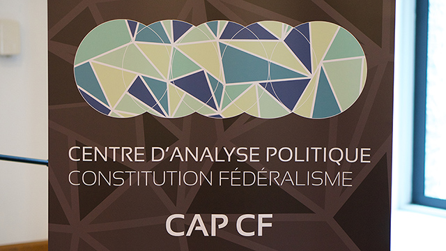 Une premi�re au Canada : un nouveau Centre d�analyse politique sur la Constitution et le F�d�ralisme voit le jour � l�UQAM.